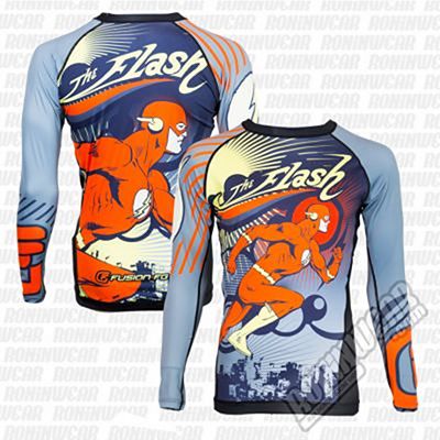 Fusion FG Flash Running Man Rashguard Cinza