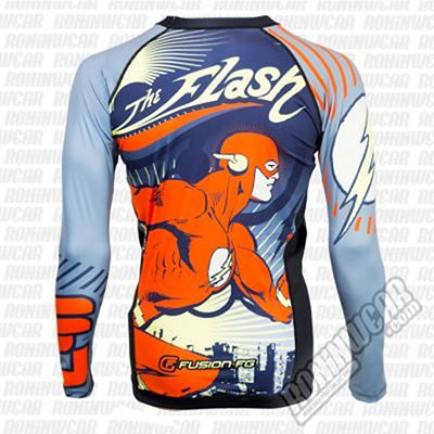 Fusion FG Flash Running Man Rashguard Grey