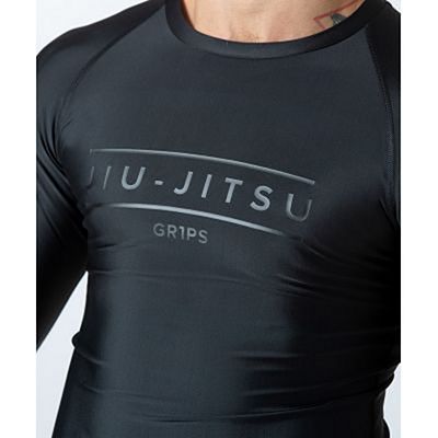 Gr1ps Armadura Pro High Compression Rashguard Preto-Preto