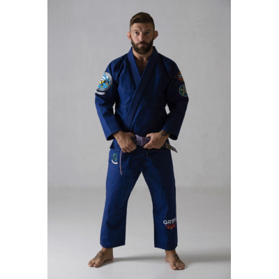 Gr1ps BJJ GI Primero Aviator Limited Edition Blu