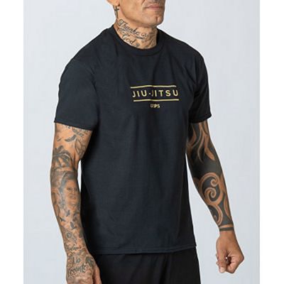 Gr1ps BJJ Institutional T-shirt Schwarz-Gold