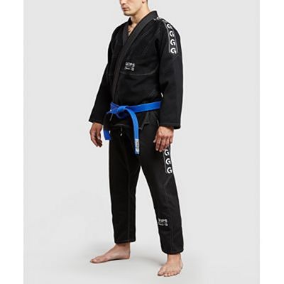 Gr1ps Classic Jiu Jitsu Gi Schwarz-Schwarz