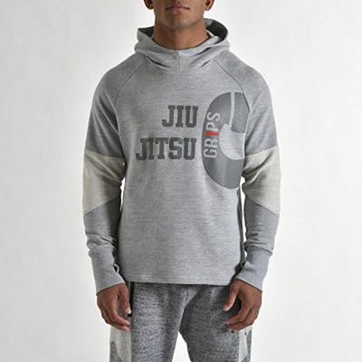 Gr1ps Jiu Jitsu Big Logo Hoodie Grå