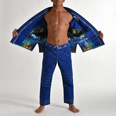 Gr1ps Kimono BJJ Armadura Blau