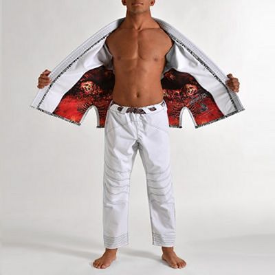 Gr1ps Kimono BJJ Armadura Branco