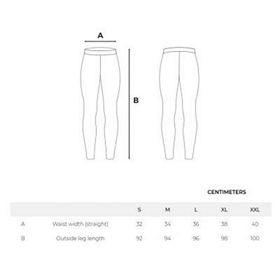 Gr1ps Leggings Combat Grau-Schwarz