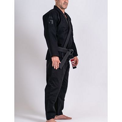 Gr1ps Primero Competition Stealth Jiu Jitsu Kimono Negro