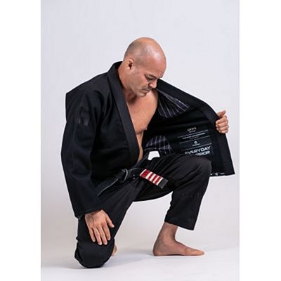 Gr1ps Primero Competition Stealth Jiu Jitsu Kimono Svart