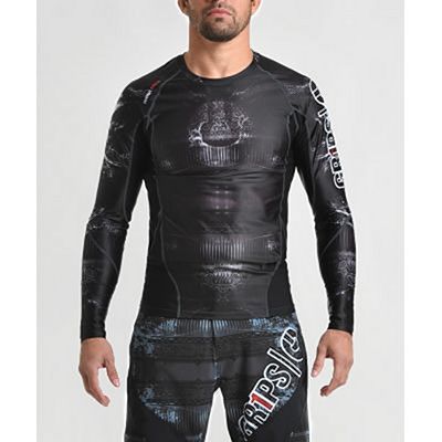 Gr1ps Rashguard Armadura 2.0 Tribal Hunt Noir