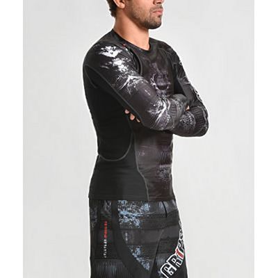 Gr1ps Rashguard Armadura 2.0 Tribal Hunt Negro