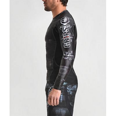 Gr1ps Rashguard Armadura 2.0 Tribal Hunt Svart