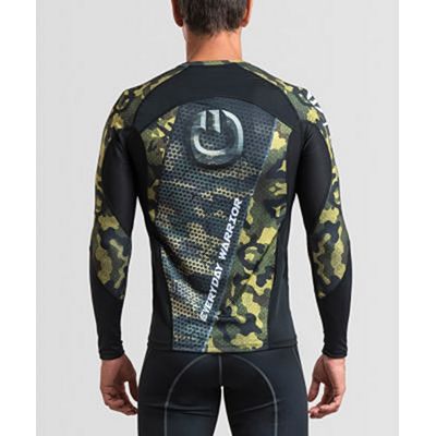 Gr1ps Rashguard Armadura 2.0 Woodland L/S Grün