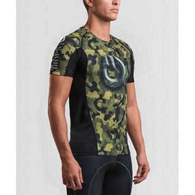 Gr1ps Rashguard Armadura 2.0 Woodland S/S Vert