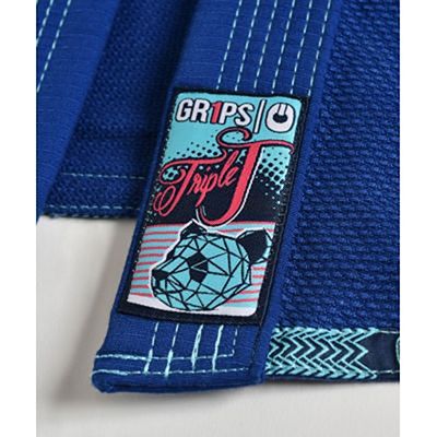 Gr1ps Triple J Kid BJJ Gi Blå