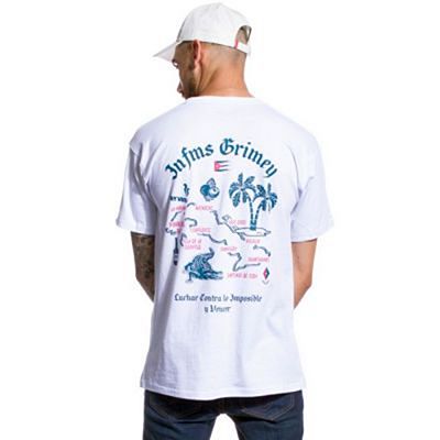 Grimey In Havana T-shirts Bianco-Rosso