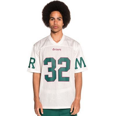 Grimey Jade Lotus Football Jersey Branco