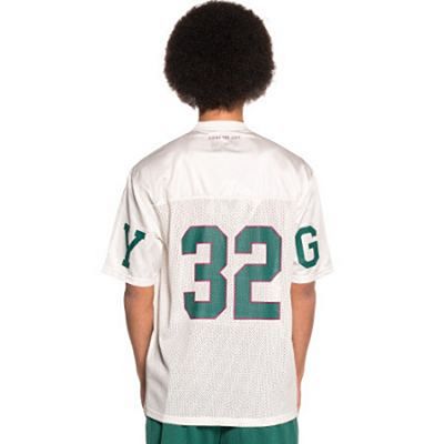 Grimey Jade Lotus Football Jersey Weiß