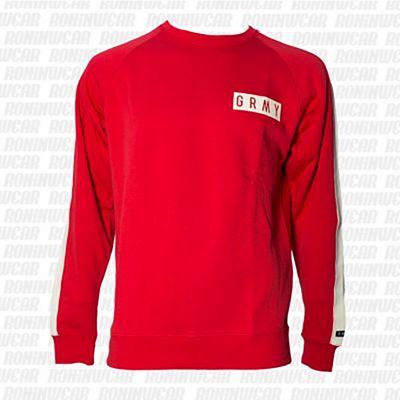 Grimey Stick Up Crewneck Sweater Röd