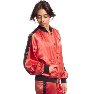 Grimey Chaqueta Bomber Chica The Gatekeeper Rojo