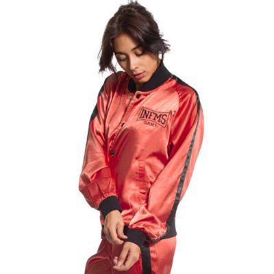 Grimey Chaqueta Bomber Chica The Gatekeeper Rojo