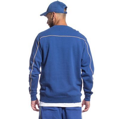 Grimey The Payback Crewneck Blau-weiß