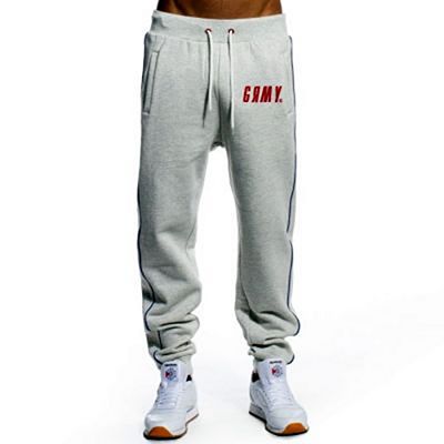 Grimey The Payback Sweatpant Grigio-Rosso