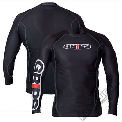 Grips Athletics Armadura Rashguard L/S Negro