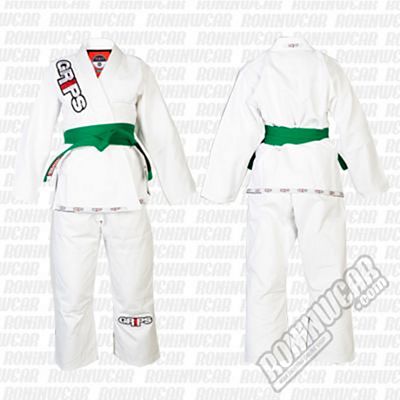 Grips Athletics Lil Secret Kids Kimono Blanc