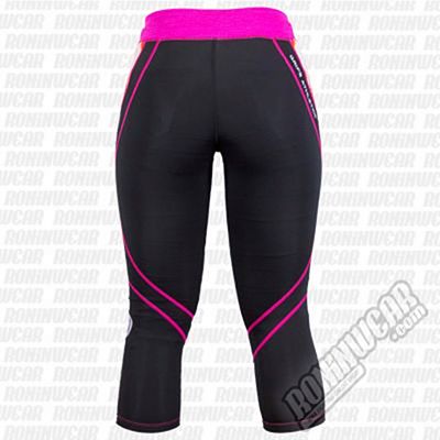 Grips Athletics Woman Leggings Power Flower Fekete