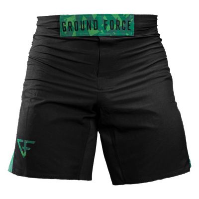 Ground Force Camo Shorts Nero-Verde