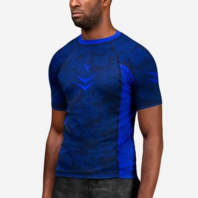 Hayabusa Arrow Ranked Short Sleeve Rashguard Blu