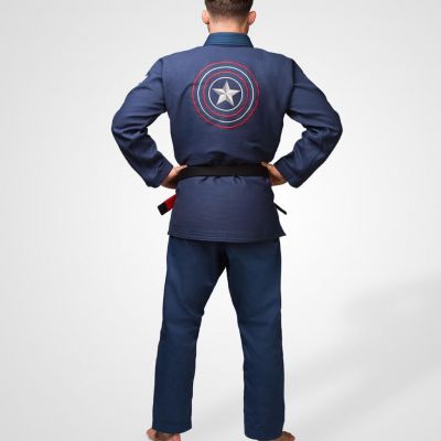 Hayabusa Captain America Gi Navy Blu