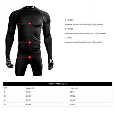 Hayabusa Falcon Muay Thai Shorts Black