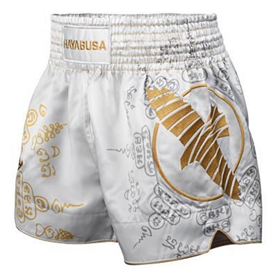 Hayabusa Falcon Muay Thai Shorts White