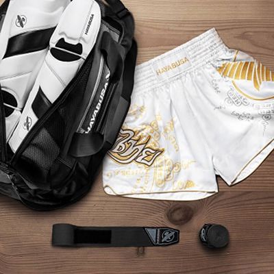 Hayabusa Falcon Muay Thai Shorts White