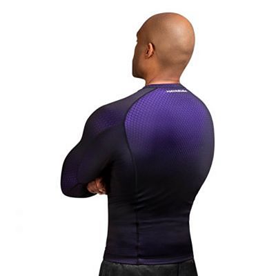 Hayabusa Fusion Rashguard Fekete-Lila