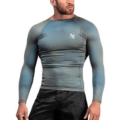 Hayabusa Fusion Rashguard Grey-Light Blue