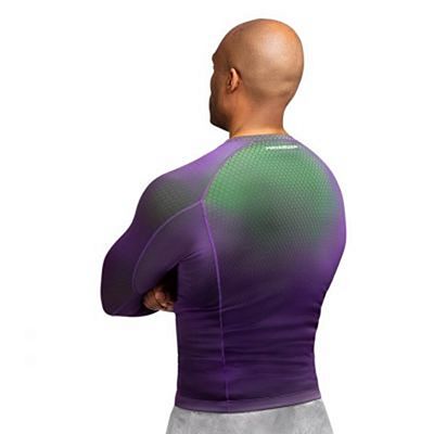 Hayabusa Fusion Rashguard Lila-Zöld