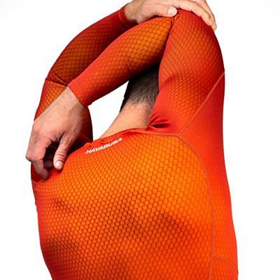 Hayabusa Fusion Rashguard Red-Yellow