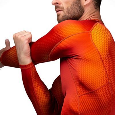 Hayabusa Fusion Rashguard Red-Yellow