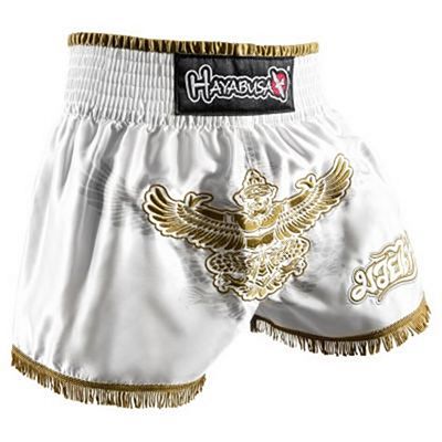 Hayabusa Garuda Muay Thai Shorts Weiß