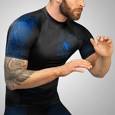 Hayabusa Geo SS Rashguard Blau