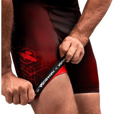 Hayabusa Geo Vale Tudo Shorts Rojo