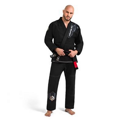Hayabusa Gold Weave Warrior Jiu Jitsu Gi Black