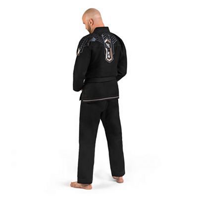 Hayabusa Gold Weave Warrior Jiu Jitsu Gi Svart