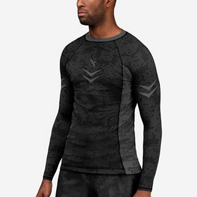 Hayabusa Hayabusa Arrow Ranked Long Sleeve Rashguard Schwarz