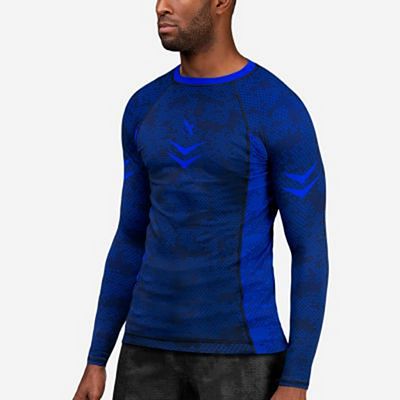 Hayabusa Hayabusa Arrow Ranked Long Sleeve Rashguard Blau