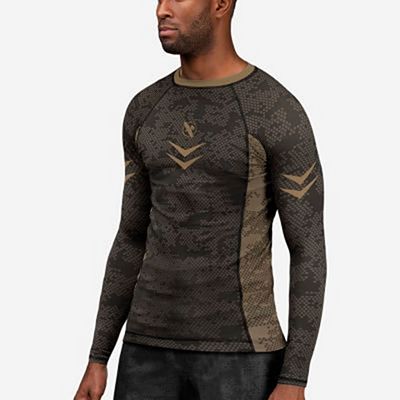 Hayabusa Hayabusa Arrow Ranked Long Sleeve Rashguard Marron