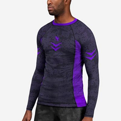 Hayabusa Hayabusa Arrow Ranked Long Sleeve Rashguard Purple