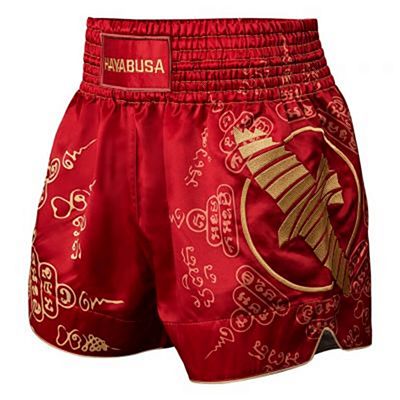 Hayabusa Hayabusa Falcon Muay Thai Shorts Vermelho-Dourado